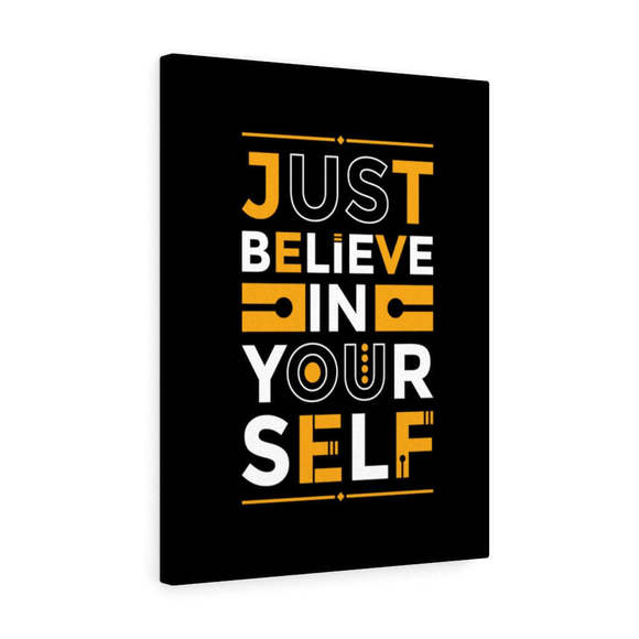 Inspirational Wall Art Just Believe In Your Self Wall Art Motivation Wall Decor